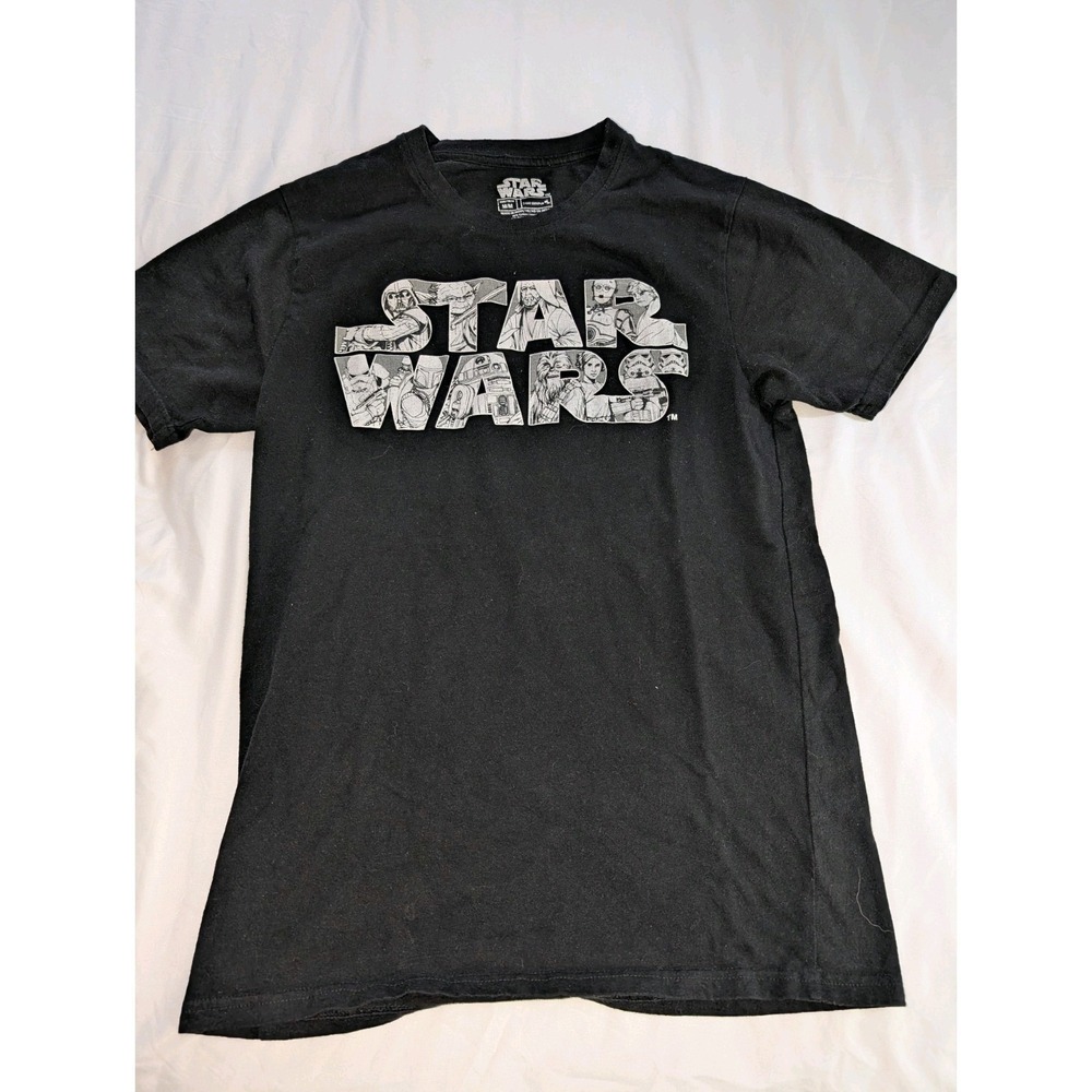 Star Wars Graphic Tee Shirt Adult‎ Medium, Black, Short Sleeves, Tagless